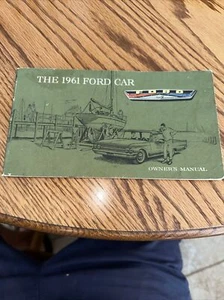 The 1961 Ford Car Owner's Manual, Form 3692-61, Nice Shape - Picture 1 of 7