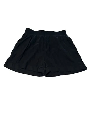 Anthropologie GIANNI BINI Talla Mediana Mezcla de Lino Negro Puño Elástico #OP13-1 Foto 1 de 4