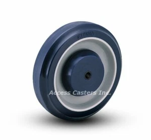 5DSHWH 5" x 1-1/4" Shopping Cart Replacement Polyurethane Wheel, 250 lb Capacity - Picture 1 of 1