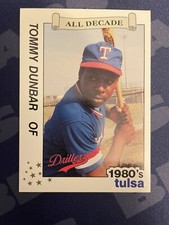 1990 Best Tulsa DRILLERS All-Decade Team #24 TOMMY DUNBAR Graniterville SC