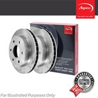 Fits Ford Escort MK4 1.6 XR3i Genuine Apec Front Vented Brake Discs Set