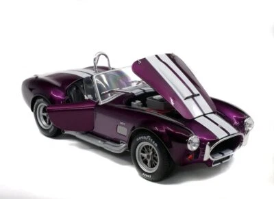 AC Cobra 427 Mkii Metallico Purple 1965 Solido S1850003 1/18 IN Metallo Viola - Immagine 1 di 4