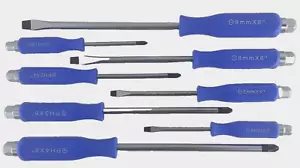 8 pz Hex Bolster Hammer-Thru set cacciavite di livello professionale con punte magnetiche - Foto 1 di 6