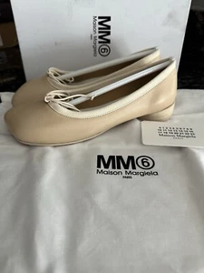 Mm6 Ballet Flats Maison Martin Margiela NWB, Cards Size 36 Us 6 - Picture 1 of 10