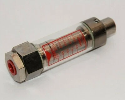 (NEW) UCC PARKER HANNIFIN Stainless Steel Flow Meter 1-9 l/m 1/4" NPT - Image 1 of 3