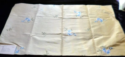 LEE JOFA Designer FABRIC EMBROIDERED Silk Sample 14" x 26" Crafts Pillow - Image 1 of 3