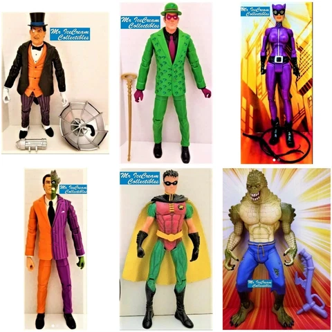DCUC DC Universe Classics DC SuperHeroes S3 Select Sculpt 6 Figure Lot Bundle Cover