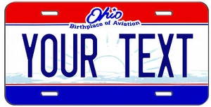 PERSONALIZED CUSTOM OHIO VANITY LICENSE PLATE AUTO TAG - Foto 1 di 1