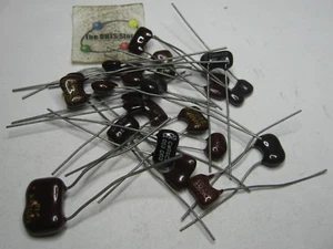Silver Mica Dipped Capacitor Grab-Bag Assorted Voltage Value NOS Lot 20 - Picture 1 of 1