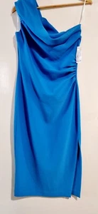 Fabulous Brilliant Blue bodycon cocktail/formal dress by FOREVER NEW, size 16 - Picture 1 of 6