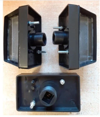 2 Feux Eclaireurs Plaque ar "Spéciaux" Iveco Benne Caisse 20m3 Frigo (1999-2002) - Photo 1/3