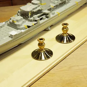 1: 200/350 Model Ship Display Pedestals 73*46mm - Brass - Picture 1 of 7