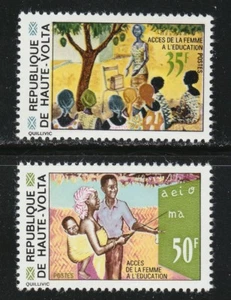 Burkina Faso 1971 MNH Sc 256-257 Women’s education. ** - Picture 1 of 1