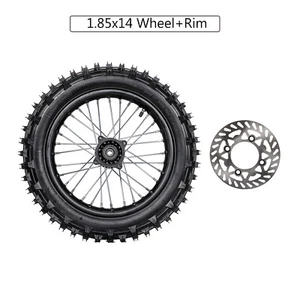 1.85x14 15mm Axle 90/100-14 Wheel Rim + Disc Rotor Dirt Pit Bike 110cc 125cc 150 - Bild 1 von 12