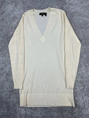Theory Sweater Womens Small Beige Wool Knit Pullover - Image 1 of 4