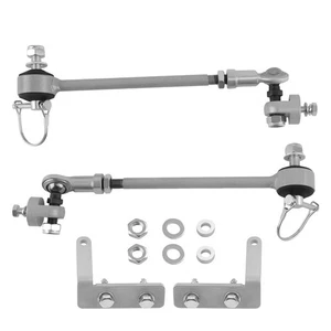 QUICK DISCONNECT FRONT SWAY BAR LINKS FOR JEEP CHEROKEE XJ MODELS 84-01 2WD 4WD - Picture 1 of 21