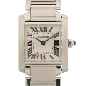 Cartier Tank Francaise W51008Q3 QZ Marfil-Cara - Imagen 1 de 8