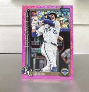 2025 Topps Series 2 Pink Holo Foil Kyle Isbel - Picture 1 of 2