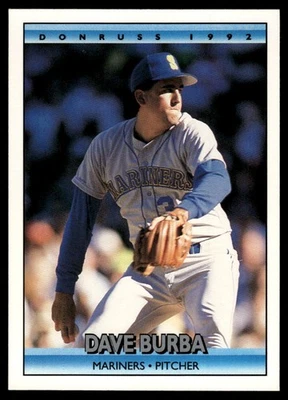 1992 Donruss #566 Dave Burba Leaf, Inc. - Image 1 of 2