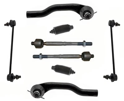 Front Inner Outer Tie Rods & Links For 2011 2012 2013 2014 Mazda 2 - Image 1 of 4