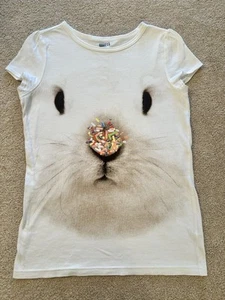 Crazy 8 Easter Bunny Sprinkles Top Girls Size 12 EUC - Picture 1 of 1