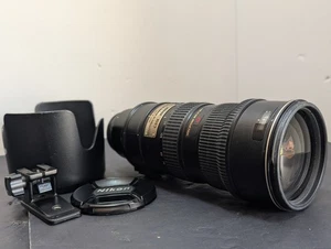 Nikon ED AF-S VR-Nikkor 70-200mm 1:2.8G Vibration Reduction Lens w/ foot&hood - Picture 1 of 15