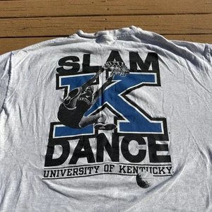 1993 T-shirt Single Stitch U Of K Kentucky Wildcats Slam Dance Basketball L/XL - Picture 1 of 10