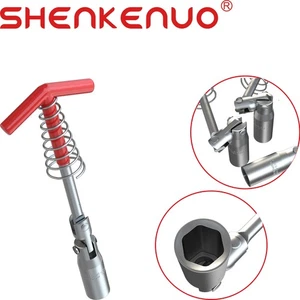 T-Bar T-Handle Flexible Spanner Socket Wrench tool Spark Plug Removal Tool 16mm - Picture 1 of 10