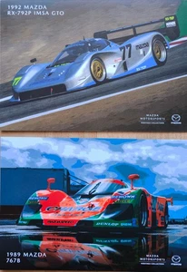 MAZDA 767B + RX-792P IMSA GTO - Prospekt Brochure - Laguna Seca 2025 - Bild 1 von 1