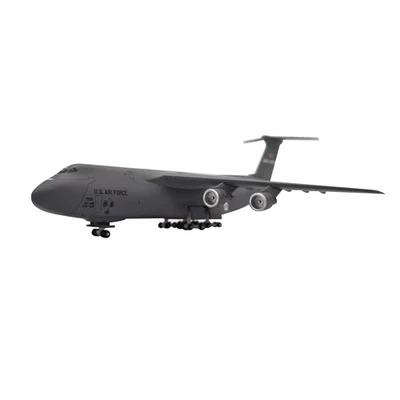 18.5 厘米压铸 1/400 美国空军 适用于洛克希德 C-5 运输机模型带支架 — 第 1/4 张图片
