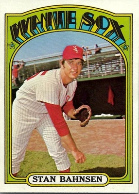 1972 Topps STAN BAHNSEN HIGH NUMBER Chicago White Sox #662 NEAR MINT Condition! - Image 1 of 2