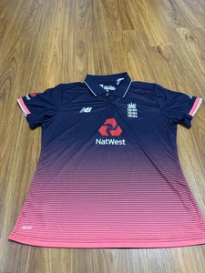 England Cricket Jersey New balance Size Mens small Womans xl/18 - Foto 1 di 4