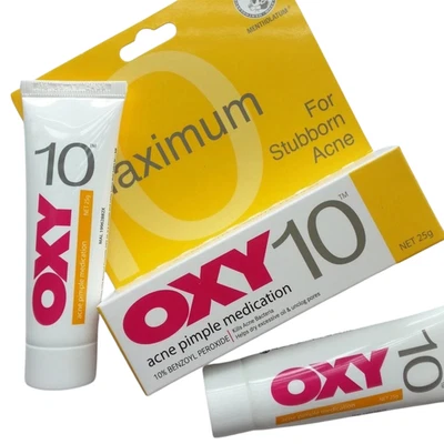 Original OXY 10 Maximum For Stubborn Acne Pimple Medication and Treatment 25g - Image 1 of 4