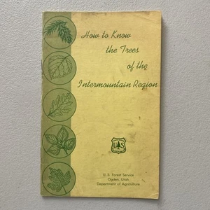 How To Know The Trees of the Intermountain Region Forest Vintage Paper Booklet - Bild 1 von 7