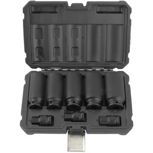 VIELZAHN SCHLAGSCHRAUBER NÜSSE SW 27-36 mm 12-KANT STECKSCHLÜSSEL SATZ NUSS SET - Bild 1 von 3