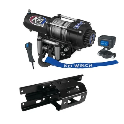 3000 lb KFI Winch Combo Kit (M6) For 2005 Polaris Sportsman 600 - Imagem 1 de 4