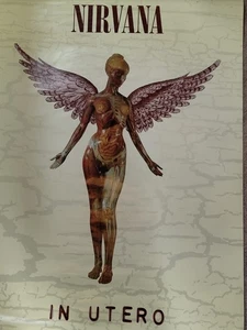 Original Nirvana In Utero / NOT FOR SALE / Ltd Edition Promo Poster 1993 Geffen - Picture 1 of 16