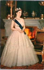 Postal de colección de la realeza británica Reina Isabel II/1960 Ontario Canadá Cancelar - Imagen 1 de 2