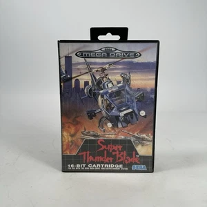 Super Thunder Blade Game Sega Mega Drive UK PAL Boxed & Manual - Picture 1 of 5
