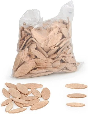 EVOTRADE Lamelle Tasselli Piatti in Legno 00-10-20-30 per Giunzione Mobili Kit 50 o 100