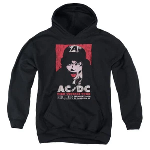 AC/DC High Voltage Live 1975 Youth Pullover Hoodie Sweatshirt Black - Picture 1 of 2