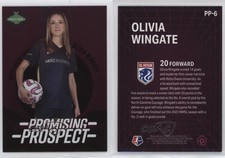 2023 Parkside NWSL Vol 1 Promising Prospect Olivia Wingate #PP-6 Rookie RC