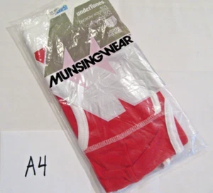 ROPA INTERIOR VINTAGE PARA HOMBRE 28" AÑOS 70 1980 MUNSINGWEAR MATICES ROJO NUEVO-ANTIGUO NOS A4 - Imagen 1 de 7