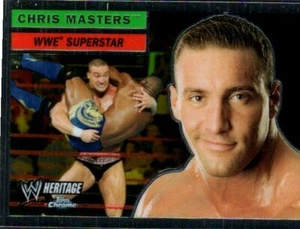 Tarjeta de lucha libre Topps Heritage 2006 cromada #45 de Chris Masters - Imagen 1 de 1