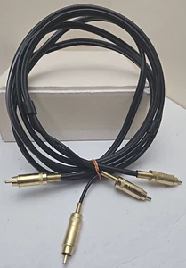 2 RCA to 2 RCA Male Stereo Audio Patch Cable L/R Cord Gold Plated Plugs 10 Ft - Picture 1 of 6