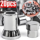 20Sets TR413 Chrome Car Truck Tyre Tire Valve Cap with Sleeve Cover Accessories Nissan Tsuru