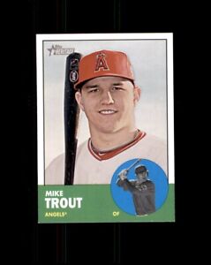 2012 Topps Heritage Mike Trout #207 Angels (A)