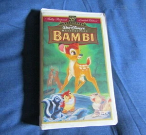 Walt Disney Bambi 55 Anniversary Limited Edition Movie VHS Tape - Picture 1 of 7