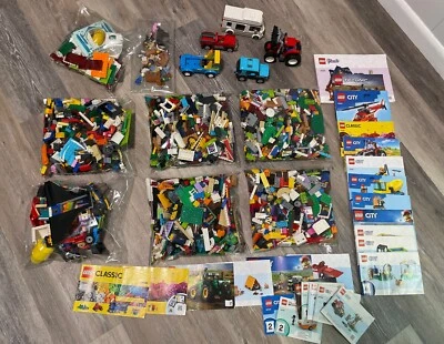 Lego Huge Lot Figures, Manuals, Huge Bags - Image 1 of 4
