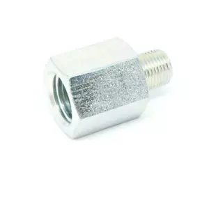 Steel Pipe Adapter Fitting 1/4 Female Npt x 1/8 Npt Male Water Oil Fuel Liquid - Picture 1 of 6
